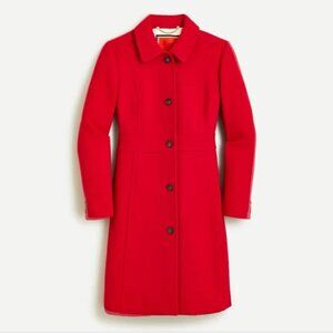 J Crew Classic lady day coat in Italian double-cloth wool